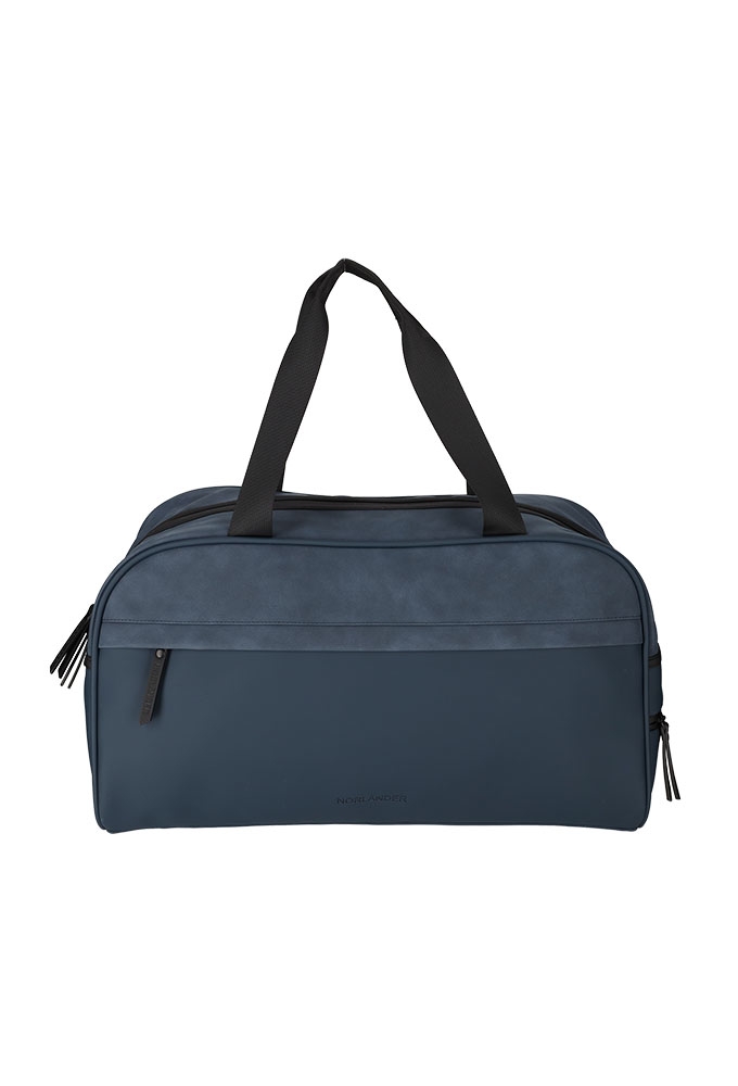 Norlander Pu Retro Sporttas Napolitana Blauw 49x24.5x27.5cm 1stuks Norlander Pu Retro Sporttas Napolitana Blauw 49x24.5x27.5cm 1stuks