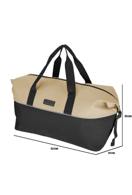 Norlander Weekendtas Voldby Taupe 53x25x31cm 1stuks Norlander Weekendtas Voldby Taupe 53x25x31cm 1stuks