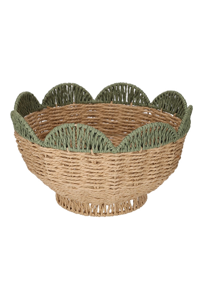 Jens Living Tulp Mand Groen 33x33x20.5cm 1stuks Jens Living Tulp Mand Groen 33x33x20.5cm 1stuks