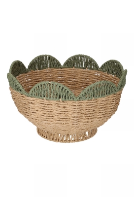 Jens Living Tulp Mand Groen 33x33x20.5cm 1stuks Jens Living Tulp Mand Groen 33x33x20.5cm 1stuks