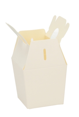 Cadeaudoosjes Kura Witte Takeaway 6x5.1x5.4 cm 25stuks Cadeaudoosjes Kura Witte Takeaway 6x5.1x5.4 cm 25stuks