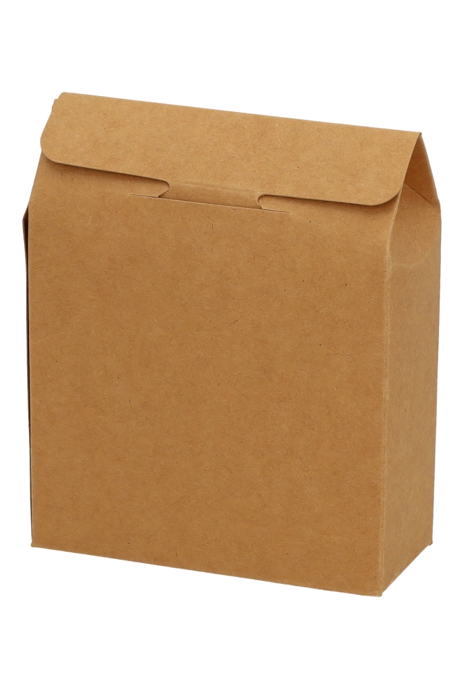 Cadeaudoosjes Kura Kraft Met Hartjes Venster 13.3x10.5x4.4cm 25stuks