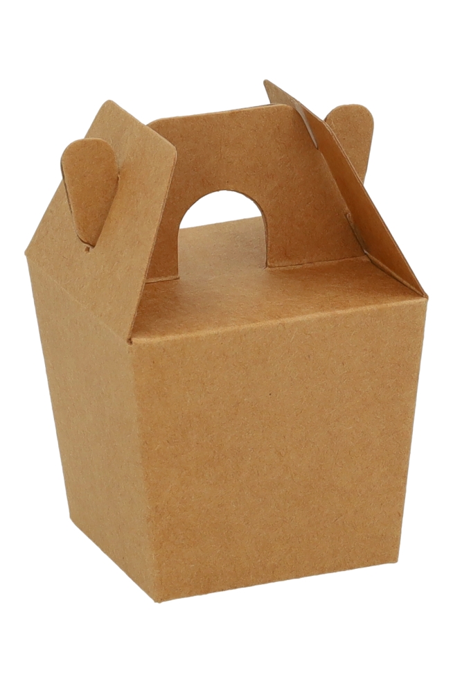 Cadeaudoosjes Kura Kraft takeaway 6x5.4x5.1 cm 25stuks