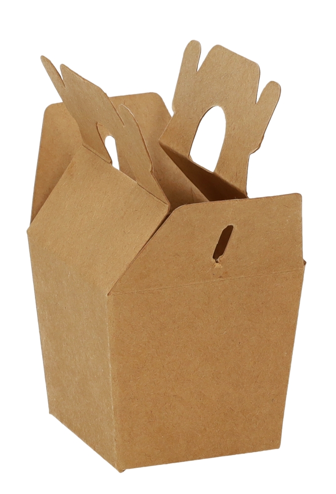 Cadeaudoosjes Kura Kraft takeaway 6x5.4x5.1 cm 25stuks