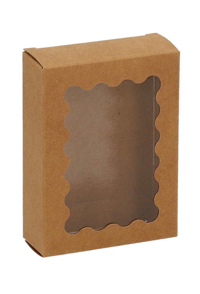 Cadeaudoosjes Krado Met Kartelrand Venster 9.1x6.7x2.5 cm 25stuks