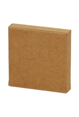 Cadeaudoosjes Jura Kraft Met Venster 7x6.8x1.4cm 25stuks Cadeaudoosjes Jura Kraft Met Venster 7x6.8x1.4cm 25stuks