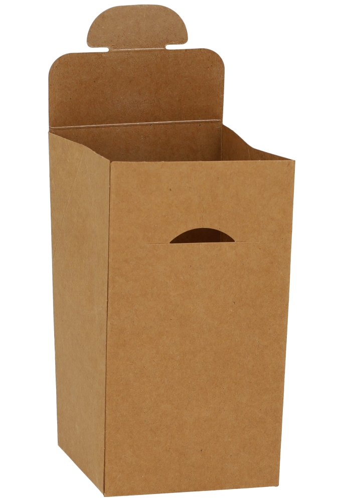 Cadeaudoosjes Kura Kraft Met Venster 8.9x8.9x16.5cm 25stuks