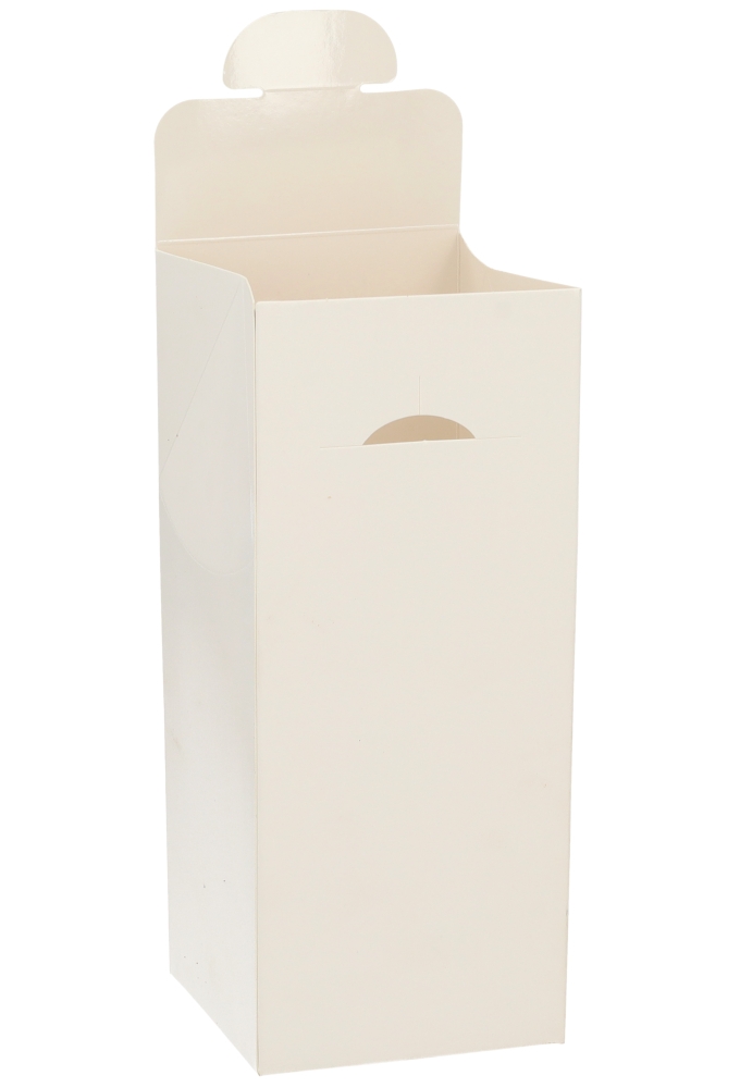 Cadeaudoosjes Kura Wit Glans Met Venster 9x9x21.5cm 25stuks