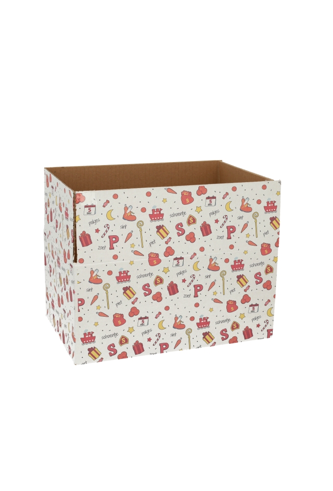 Geschenkdozen Sintprint 31x20x14cm 30stuks Geschenkdozen Sintprint 31x20x14cm 30stuks