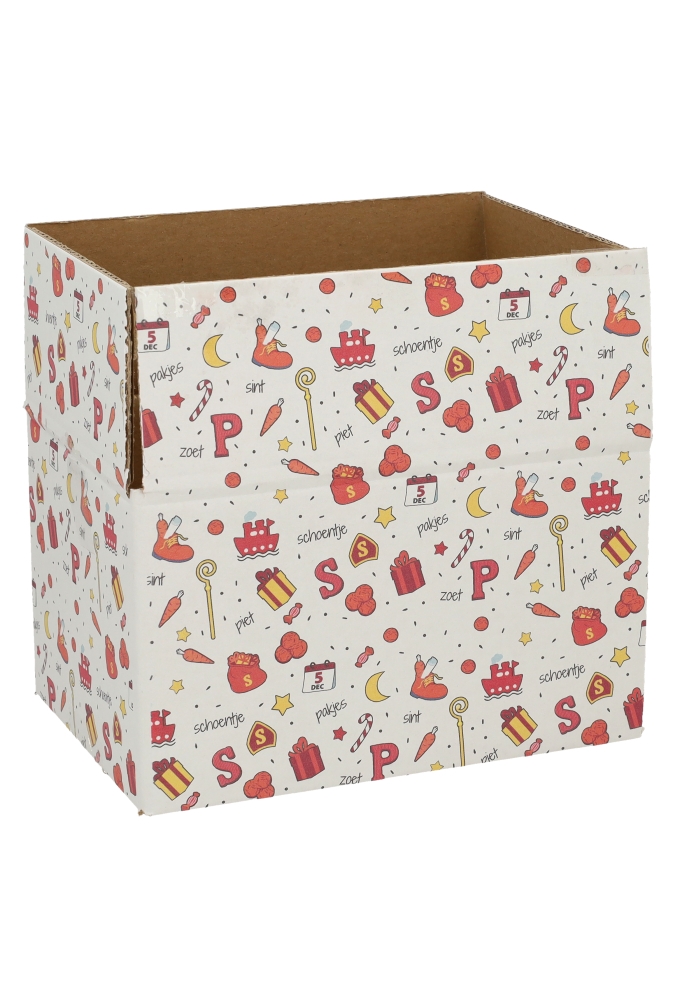 Geschenkdozen Sintprint 21.5x15x12cm 30stuks