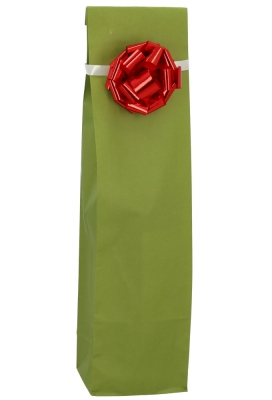 Luxe Wijnzak Met Blokbodem Avocado 10x8x41cm 50stuks Luxe Wijnzak Met Blokbodem Avocado 10x8x41cm 50stuks
