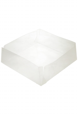 Transparante Deksel Voor de Korf 26x26cm 50stuks