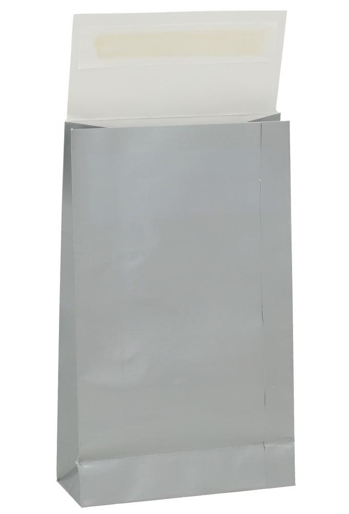 Luxe Kadozakjes Mila Zilver Mat & Plakstrip 14x5.5x23cm 50stuks