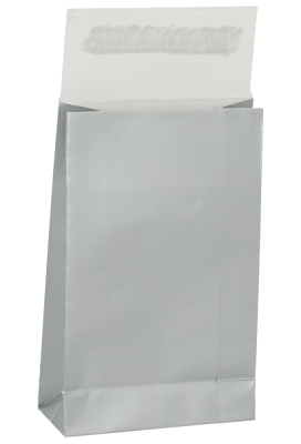 Luxe Kadozakjes Mila Zilver Mat & Plakstrip 10x4x15.7cm 50stuks Luxe Kadozakjes Mila Zilver Mat & Plakstrip 10x4x15.7cm 50stuks