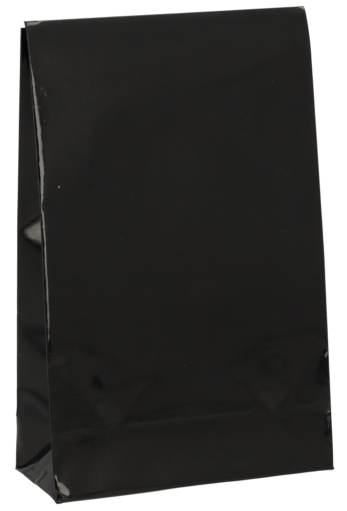 Luxe Kadozakjes Mila Glans Zwart & Plakstrip 10x4x15.7cm 50stuks Luxe Kadozakjes Mila Glans Zwart & Plakstrip 10x4x15.7cm 50stuks
