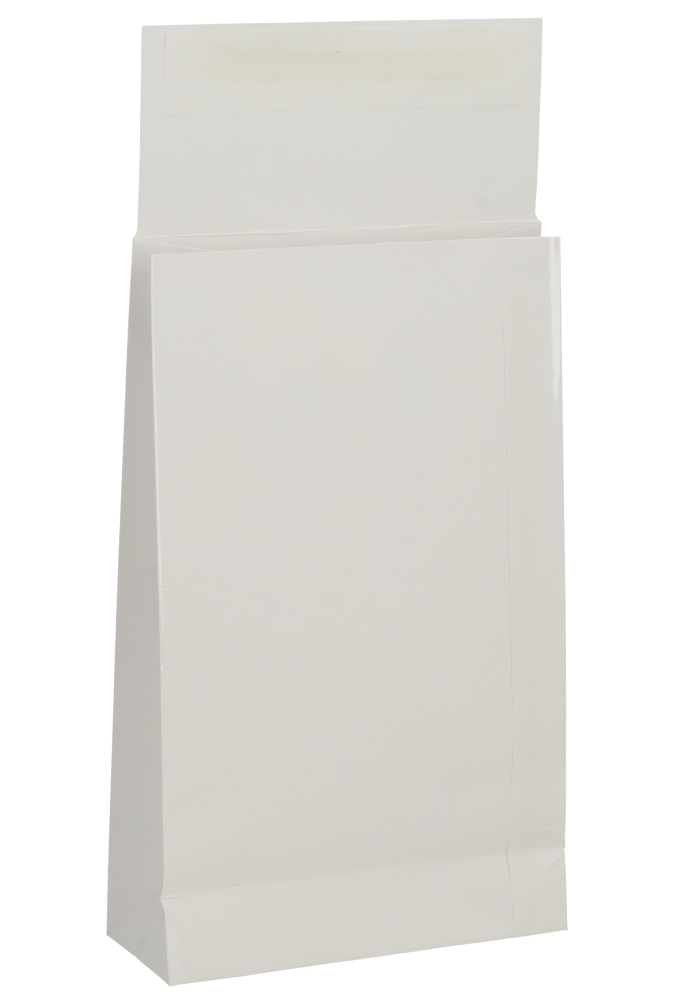 Luxe Kadozakjes Mila Glans Wit & Plakstrip 14x5.5x23cm 50stuks Luxe Kadozakjes Mila Glans Wit & Plakstrip 14x5.5x23cm 50stuks
