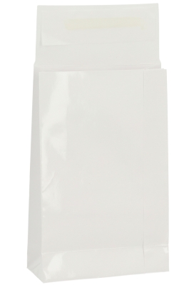 Luxe Kadozakjes Mila Glans Wit & Plakstrip 10x4x15.7cm 50stuks Luxe Kadozakjes Mila Glans Wit & Plakstrip 10x4x15.7cm 50stuks