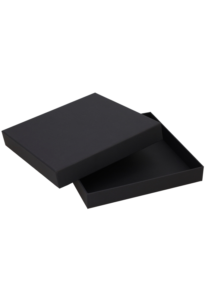 Luxe Geschenkdoosje 1400gr Sydney Zwart Mat 20.6x20.6x2.5cm 10stuks
