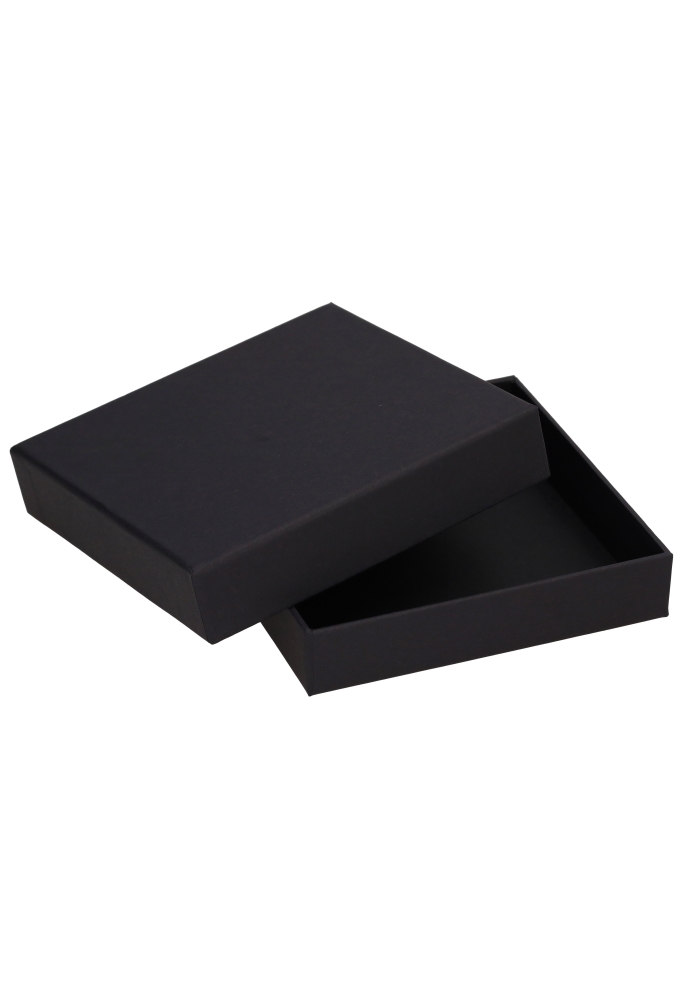 Luxe Geschenkdoosje 1400gr Sydney Zwart Mat 13.2x13.2x2.5cm 10stuks