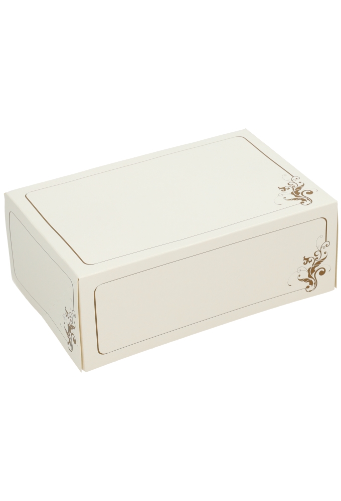 Gebaksdoos Wit Met Klep 21x14x8cm 250gram 300stuks