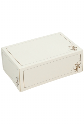 Gebaksdoos Wit Met Klep 21x14x8cm 250gram 300stuks