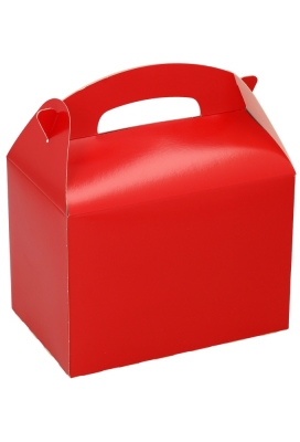 Draagdoos Lunchbox Danau Rood 17.3x11.4x12.3cm 25stuks