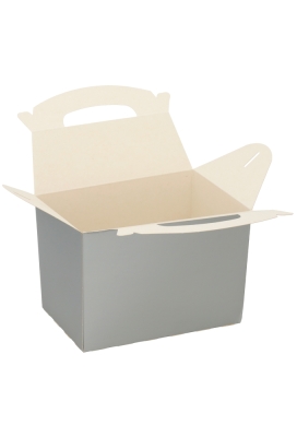 Draagdoos Lunchbox Danau Kraft 17.3x11.4x12.3cm 25stuks
