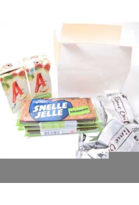Draagdoos Lunchbox Budget Wit 15.2x10x10.2cm 225stuks
