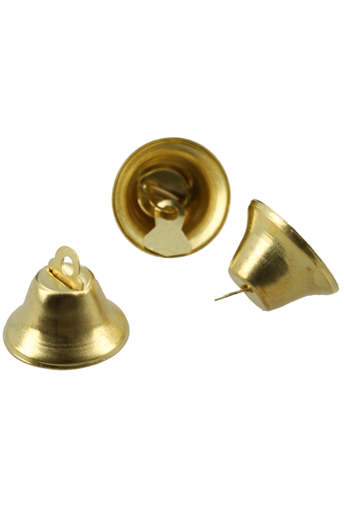 Decoratie Kerstbelletjes & Klepel Goud 2.1cm 24stuks