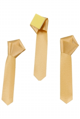 Decoplakker Stropdas Goud met plakker 6x1cm 50stuks Decoplakker Stropdas Goud met plakker 6x1cm 50stuks