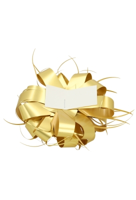 Bows Strik Trente 11cm Goud Metallic Mat & plakker 20 stuks Bows Strik Trente 11cm Goud Metallic Mat & plakker 20 stuks