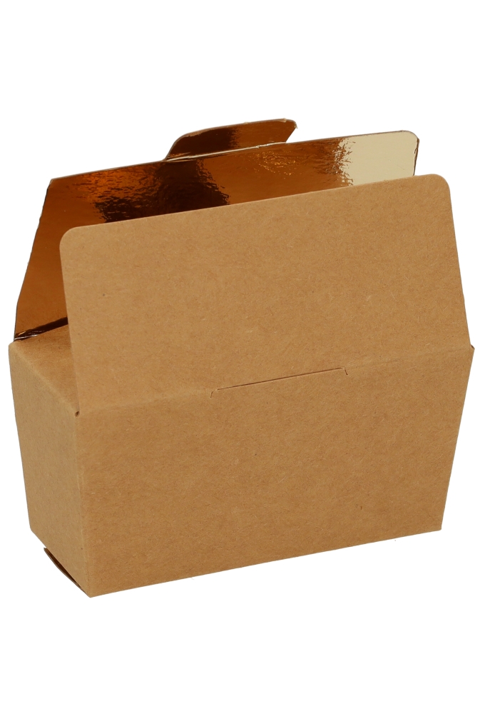 Bonbondoosjes Kraft Nera 125 gram 9.2x3.8x5cm 25stuks