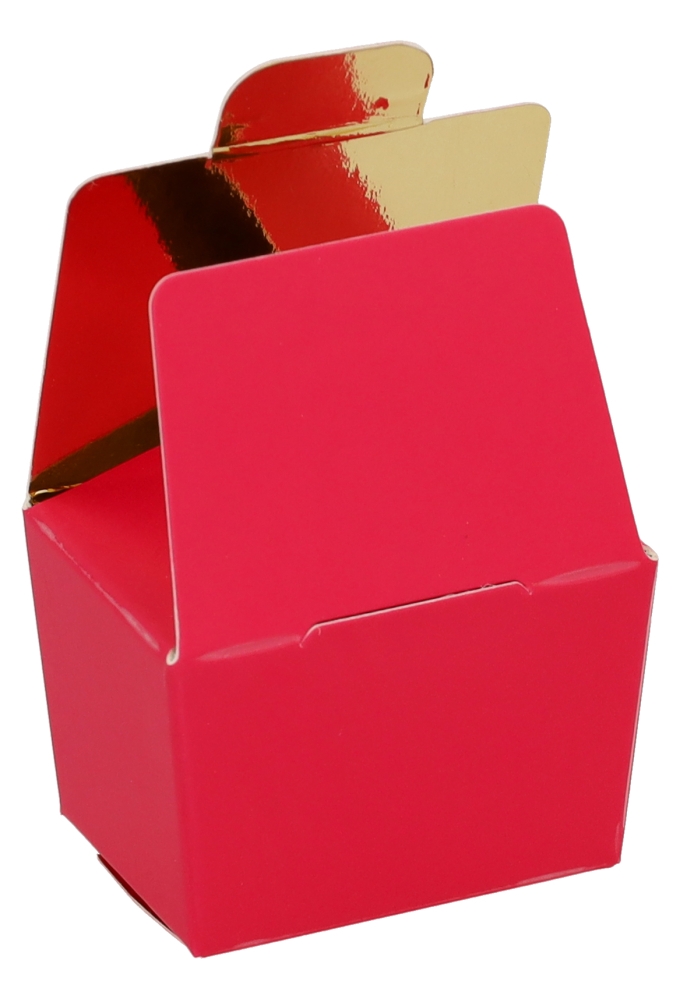 Bonbondoosjes Fuchsia Nera Voor 1 Bonbons 4x3x3cm 25stuks OP IS OP