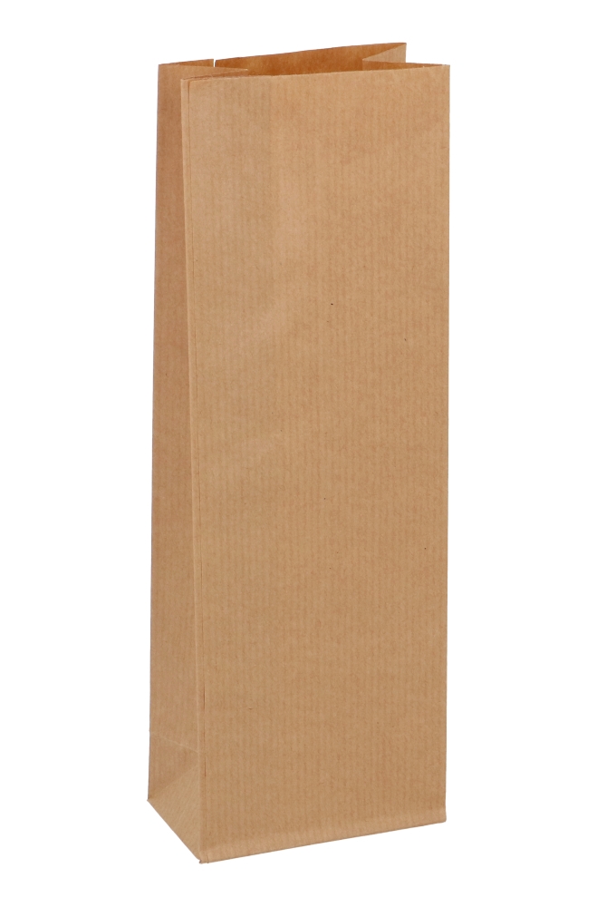 Blokbodemzakjes Kraft Blanco Sealbaar 8x5x22cm 80grams 100stuks