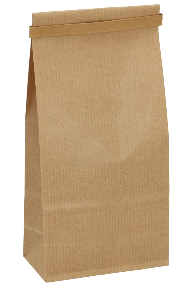 Blokbodemzakjes Lunaro Kraft Blanco 8.5x5x20.5cm 250ml 100stuks