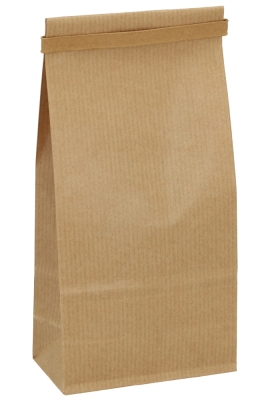 Blokbodemzakjes Lunaro Kraft Blanco 8.5x5x20.5cm 250ml 100stuks