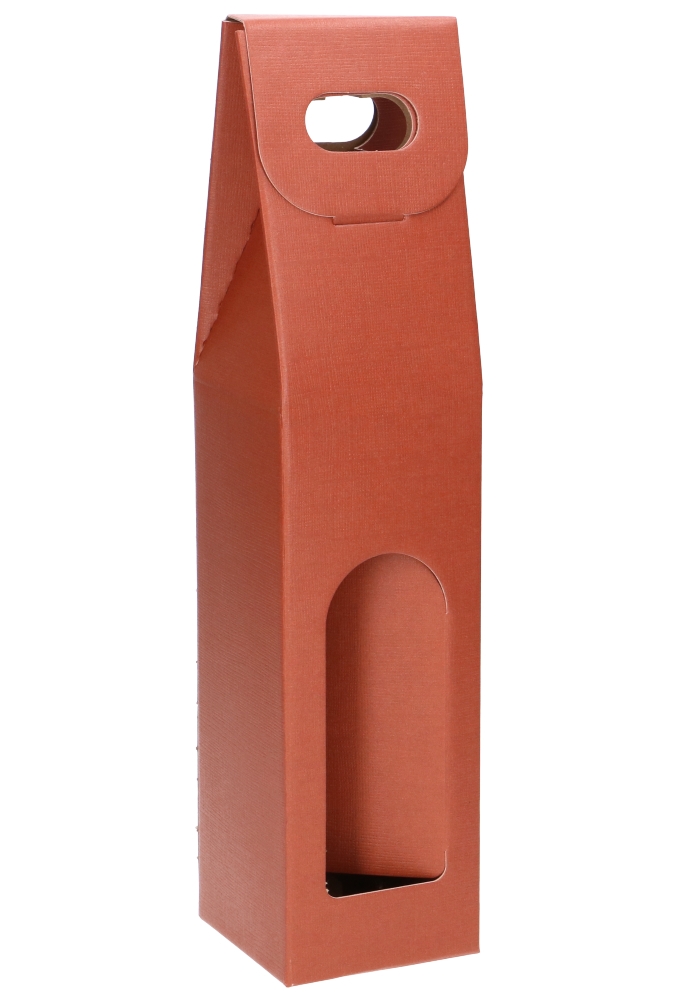 Wijndozen Vigo Koper & Venster 1 fles 9x9x38.5cm 49stuks Wijndozen Vigo Koper & Venster 1 fles 9x9x38.5cm 49stuks