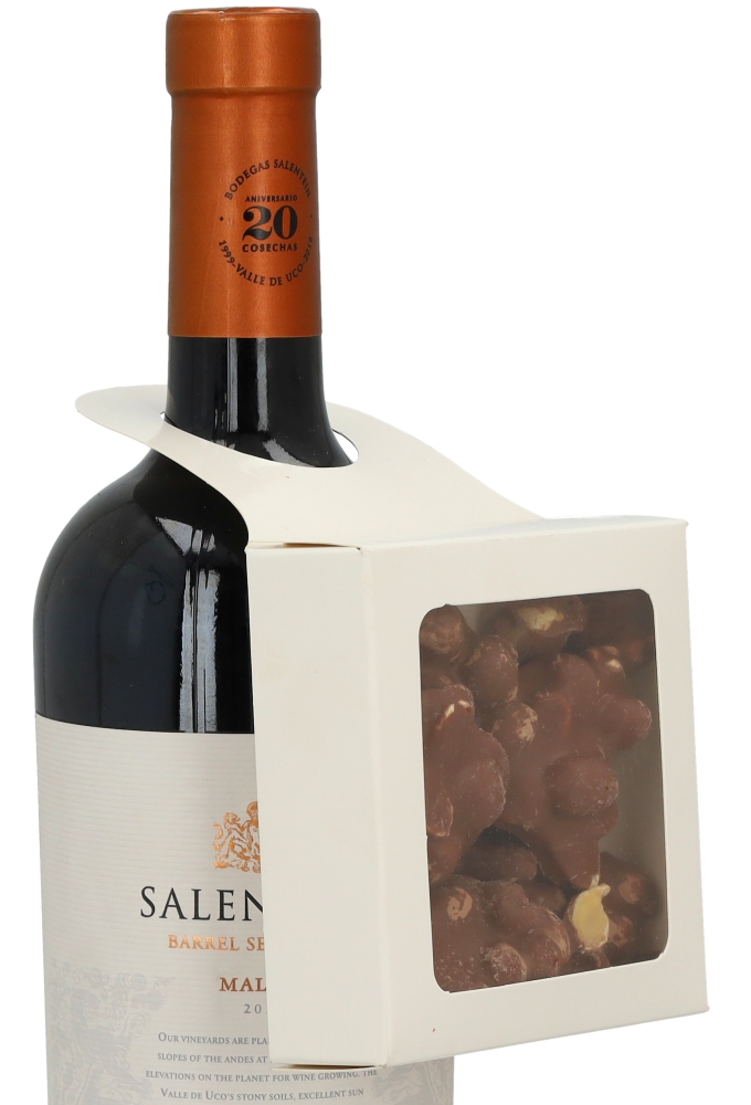 Cadeaudoosjes Kura Venster Wit Met Hanger 9x9x3cm 25stuks