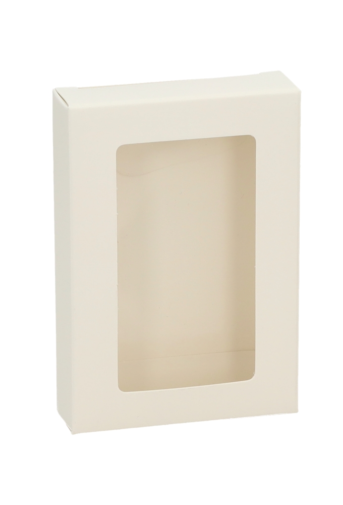 Cadeaudoosjes Jura Wit met Venster 10.3x7x2.1cm 25stuks