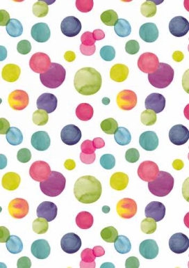 Kadopapier Trendy Summer Dots 60cm x 200meter