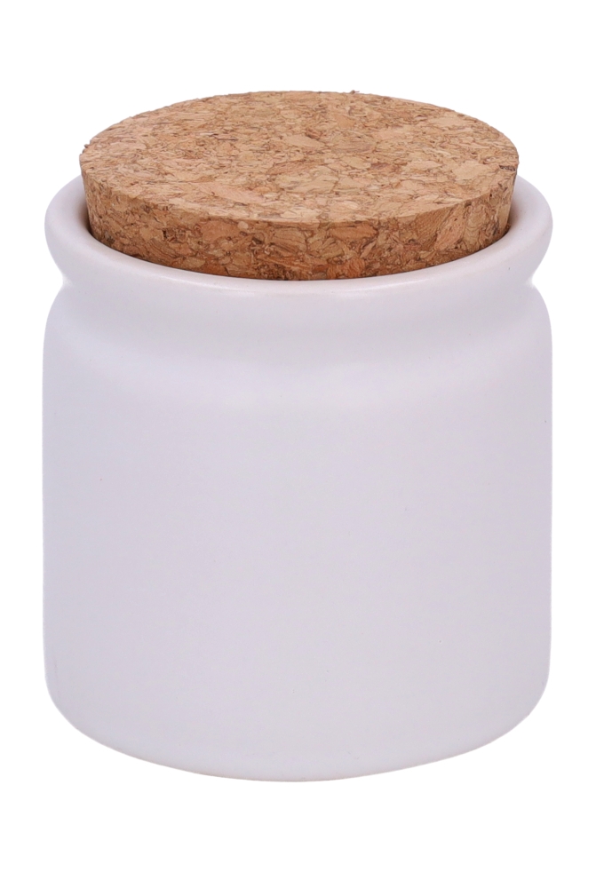 Keramieken Potje Met Kurk 6.8x6.7cm 6stuks