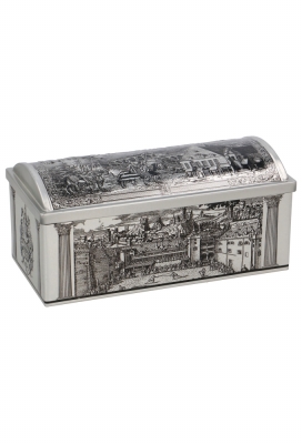 Blikken Historische Stad 23.3x11.5x11cm 12stuks