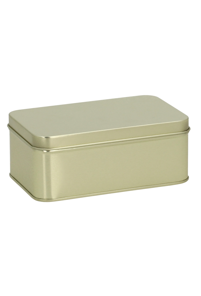 Blikken Goud Rechthoekig 14x8.7x5.5cm 12stuks