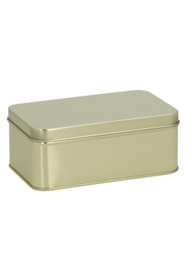 Blikken Goud Rechthoekig 14x8.7x5.5cm 12stuks