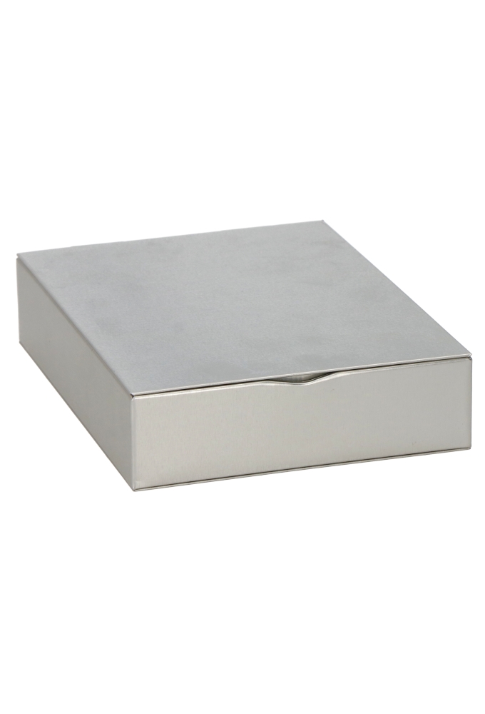 Blikken Blanco Rechthoekig 15.5x12x3.5cm 24stuks