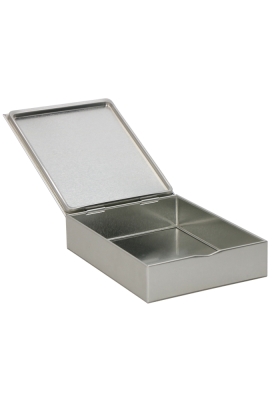 Blikken Blanco Rechthoekig 15.5x12x3.5cm 24stuks