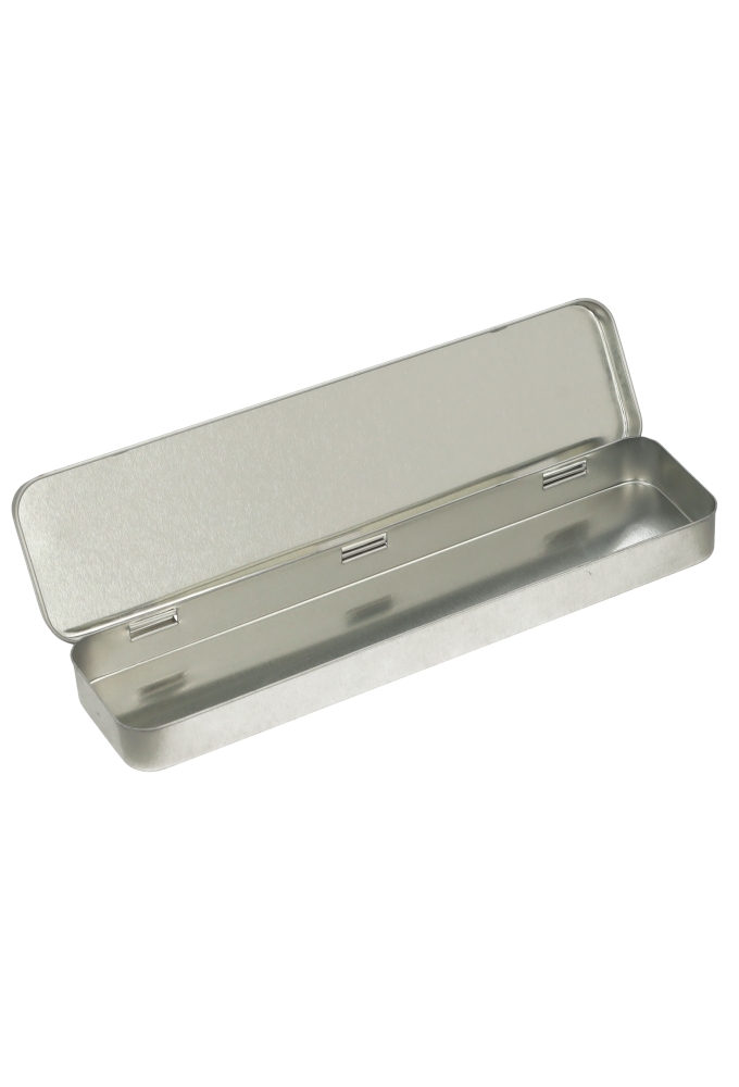 Blikken Pennendoos 19.2x4.6x1.7cm 48stuks