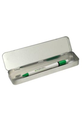 Blikken Pennendoos 19.2x4.6x1.7cm 48stuks