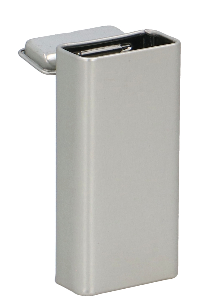 Blikken Langwerpig & Scharnierdeksel 4.1x2.1x8.6cm 50stuks