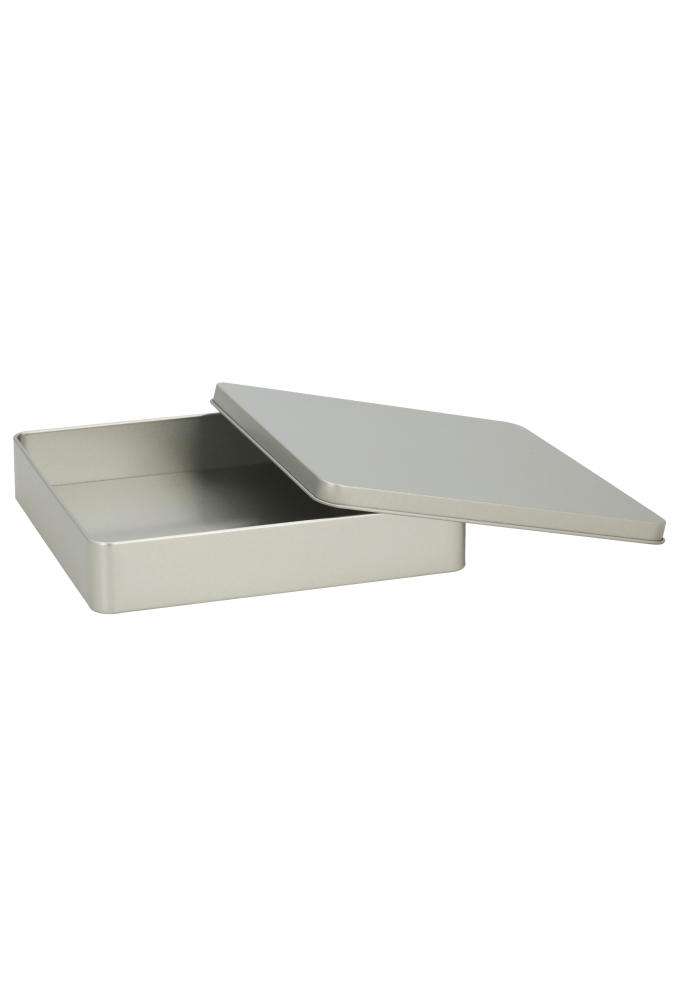 Blikken Blanco Vierkant 18.5x18.5x3.5cm 24stuks